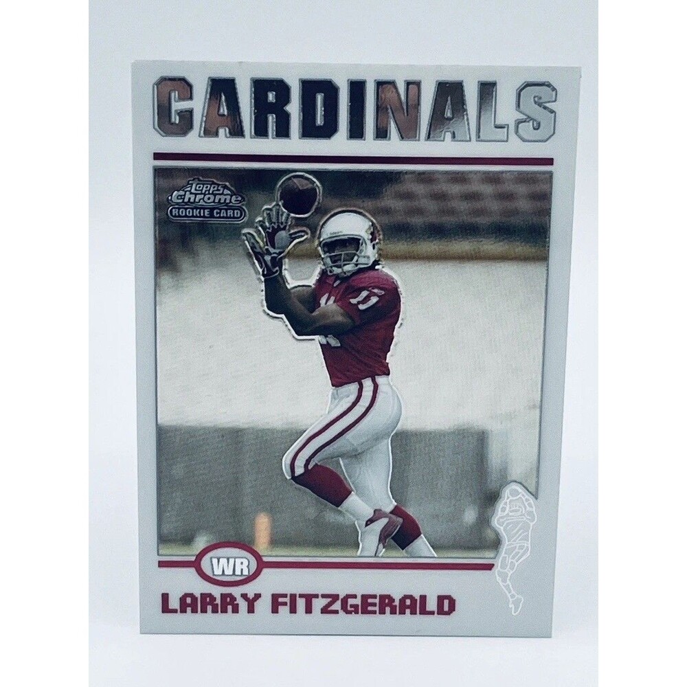 Topps 2004 Topps Chrome Larry Fitzgerald Rookie RC #215 Arizona Cardinals